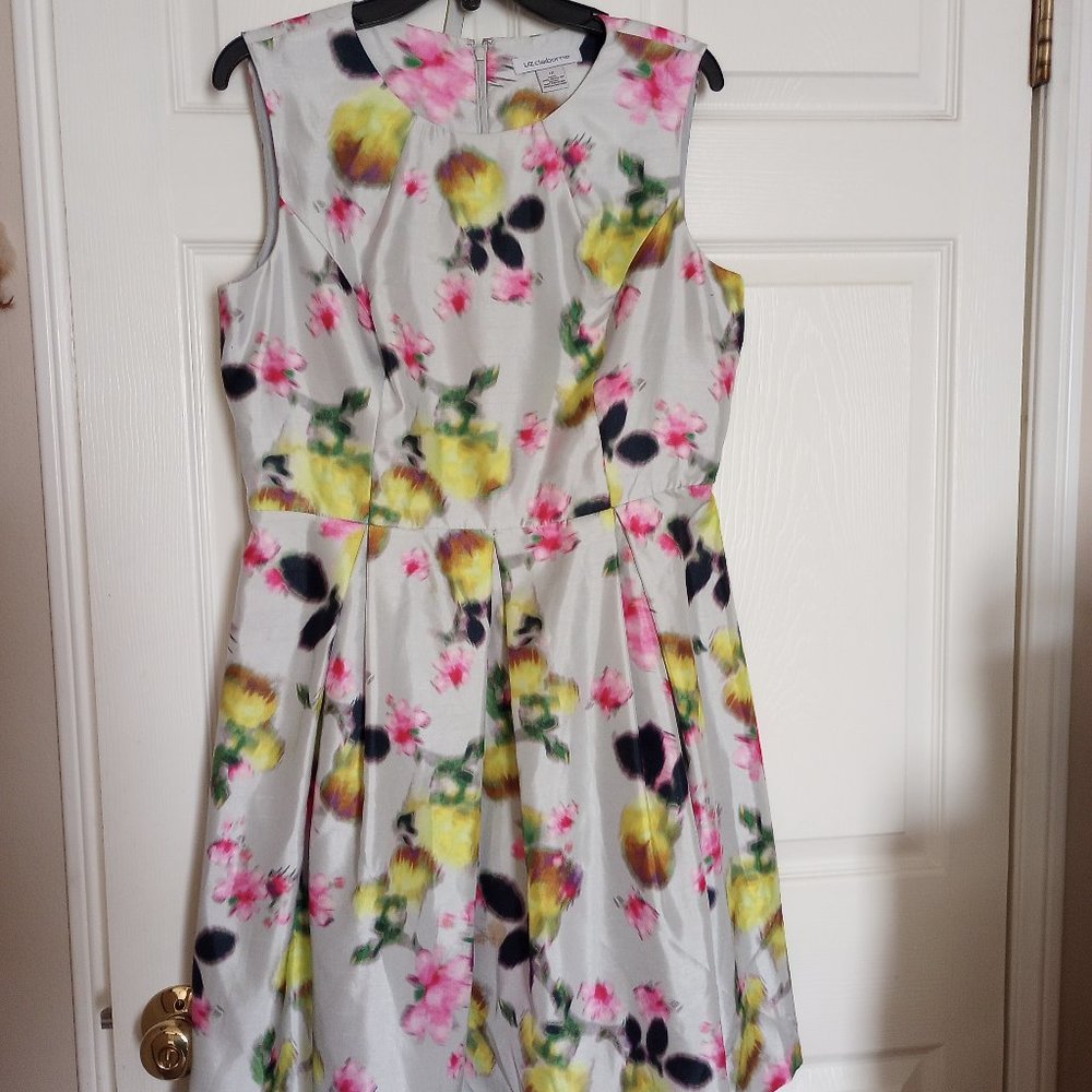 Liz Claiborne floral fit and flare dress